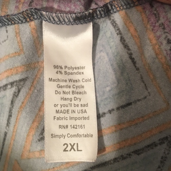LuLaRoe Maxi, 2xl - Picture 4 of 4